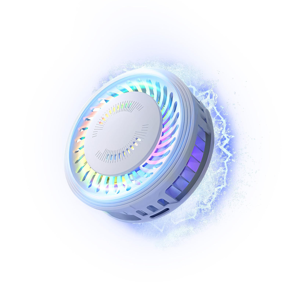 Phone Cooler for Gaming Magnetic Semiconductor Cooler for MagSafe i Phone 12 13 14 15 16 17 18Series Portable Cell Phone Cooling Fan Colorful Radiator for Android/Tablet/iPad